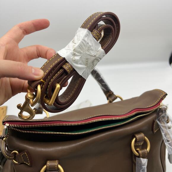 Dooney & Bourke Women Handbags Florentine Leather Satchel Elephant - Picture 10 of 16